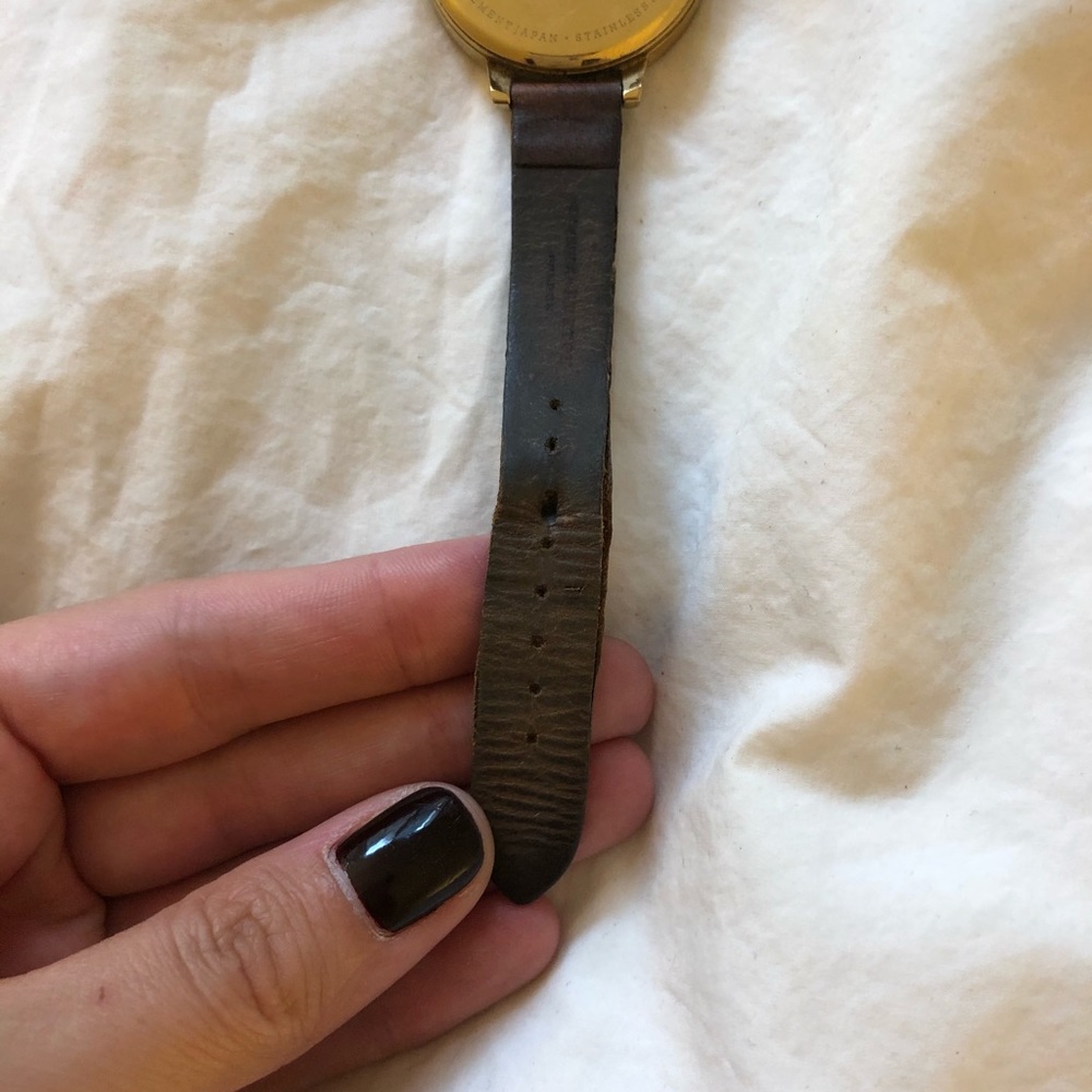 Olivia Burton Brown Leather Watch - Picture 8 of 8